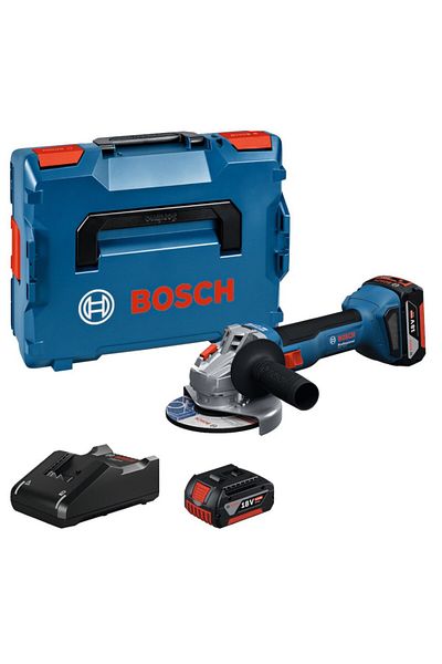 Bosch GWS 18V-8 Polizor unghiular 18V + 2 acumulatori 5Ah + incarcator