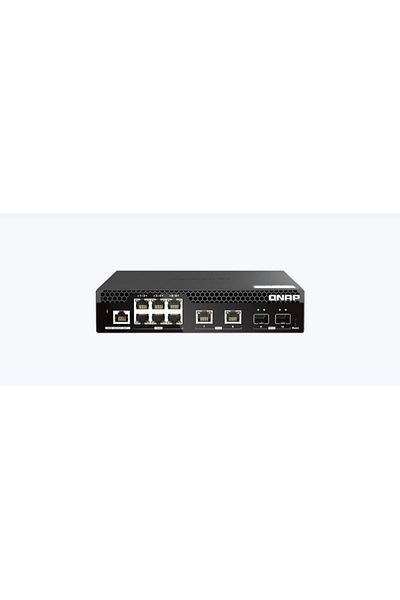Qnap Switch M2106R CPU Marvell 98DX2528, 6 porturi 2.5Gbps, 2 porturi 10Gbps SFP+, 2 porturi 10