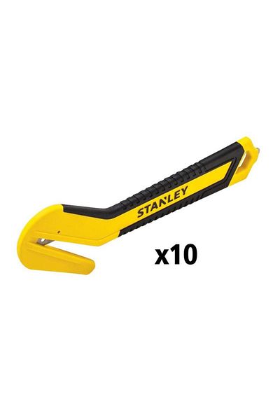 Stanley STHT10357-1, set 10 bucati cutter cu maner de cauciuc, lama carlig