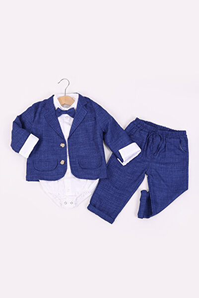 Pollito Baby Boy Jacket 4 Piece Set