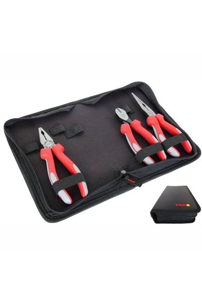 VBW Set de 3 clesti intr-un portofel din material de calitate superioara