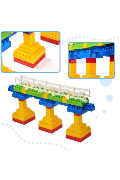 OEM Set 292 pieces, plastic construction blocks for children, Farm