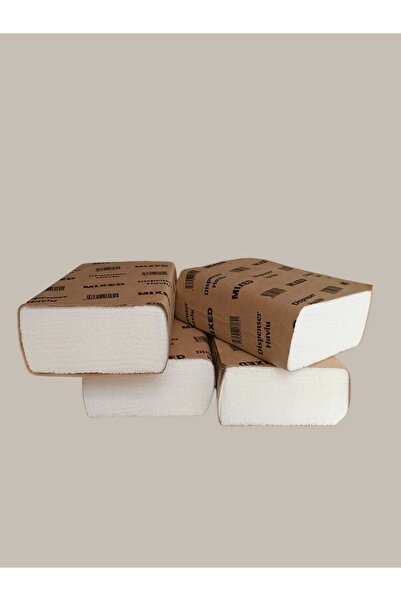 KMS HOME Z Katlama Havlu Peçete 100 lü 4 Adet (4 x 100) Dispenser Peçete 400 ...