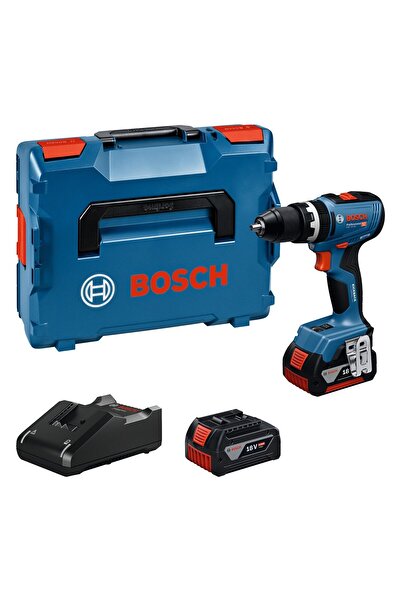 Bosch GSB 18V-65 Masina de gaurit si insurubat 18V + 2 acumulatori 5.0Ah + in...