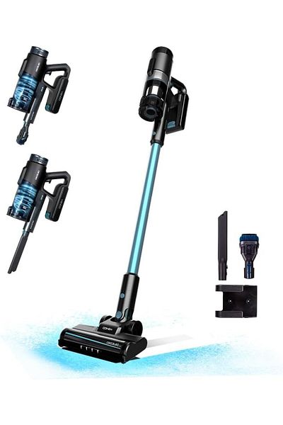 CECOTEC Aspirator vertical 3 in 1 Rockstar 1500 Ray Pure, Putere 215W, 25.2V Li-Ion, 12kPa, Autonomie 4