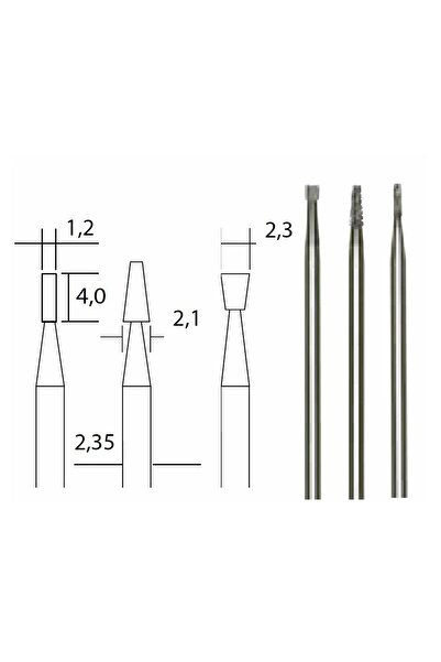 Proxxon Set 3 freze din Tungsten-Carbid,Proxxon 28752