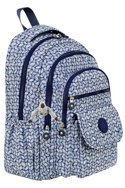 Just Polo JP Rucsac de lux cu model mediu, cadou breloc cu maimuță Just Polo