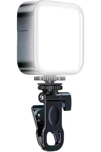 SUKILO LED Fill Light, 3 Lighting Modes, Rechargeable Selfie Light with Adjustable Mount, High Brigh