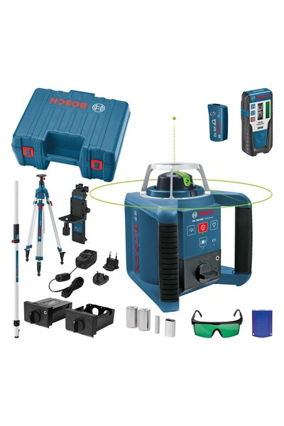 Bosch Rotary laser level GRL 300 HVG + BT 300 Tripod + GR 240 Ruler