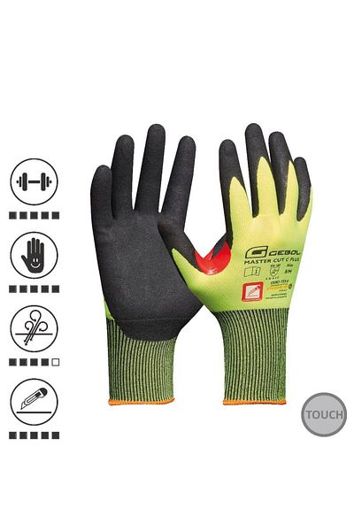 GEBOL 709821, Manusi de protectie Master Cut C Plus, protectie impotriva taierii, acoperire cu