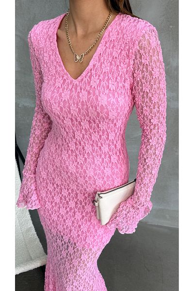 FioriModa Lace V-Neck Dress