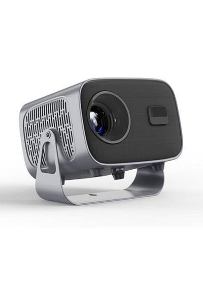 SUKILO Portable Mini Projector with Stand, Android 11 WiFi Projector Full HD 4K Support