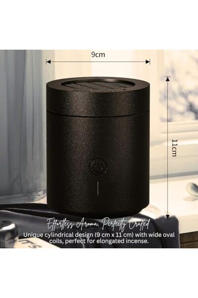 PopZa Portable USB Bakhoor Burner for Fragrant Incense Anywhere