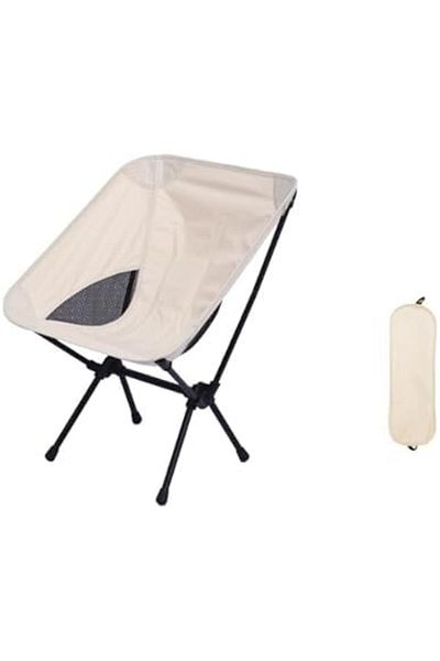 SUKILO Portable Camping Chair Lightweight Folding Fishing Chair with Breathable Mesh, Heavy Duty Fra