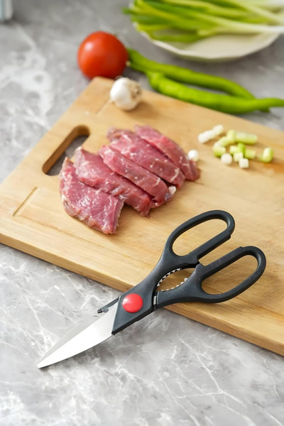 Heredot Black Meat Chicken Cutting Fish Cleaning Kitchen Scissors Mit1240