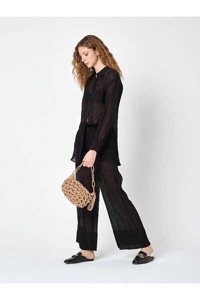Pierre Cardin Pi̇erre Cardi̇n Women's Straw Hand Bag 05Pc25Y20203