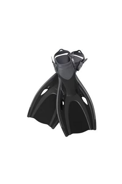 BESTWAY Labe de înot, silicon, negre, mărime reglabilă 37-41, 41 x 22 cm,