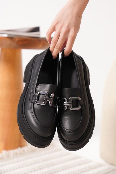 Zerenyus Loafer pentru femei Terry Premium Black