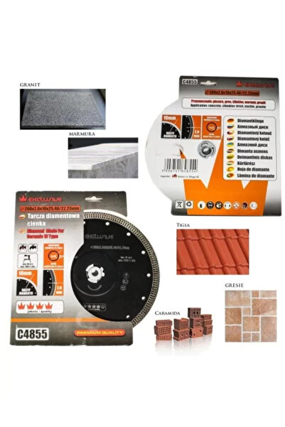 richmann exclusive Diamantový kotouč Turbo Slim, keramické dlaždice, řezání za mokra i za sucha, 200 mm/25,4 mm