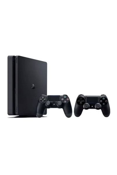 Sony PlayStation 4 Slim 500GB Console + 2 DUALSHOCK 4 Wireless Controllers