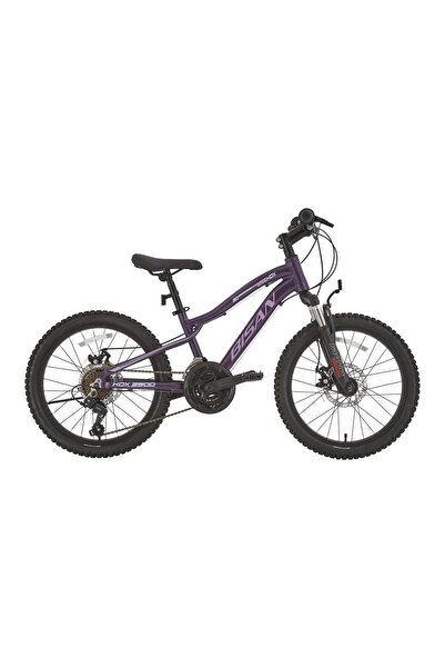 Bisan Kdx 2500 M.Disk 28K 21V Çocuk Bisikleti Metalik Mor Pembe Beyaz