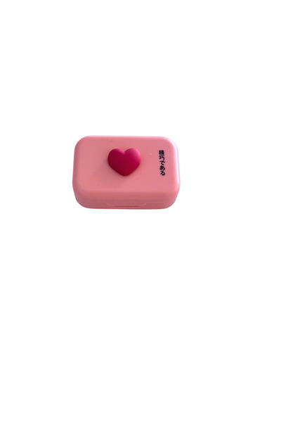 ABAS Pembe kalpli pudra lens kutusu
