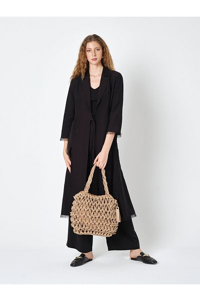 Pierre Cardin Pi̇erre Cardi̇n Women's Straw Hand Bag 05Pc25Y20288