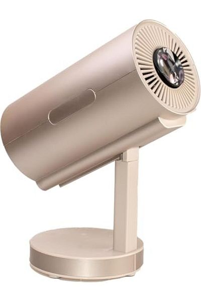 SUKILO 4K XDR Portable Projector, WiFi Bluetooth, 1500 Lumens, 2GB/16GB Memory, 90° Adjustable Stan