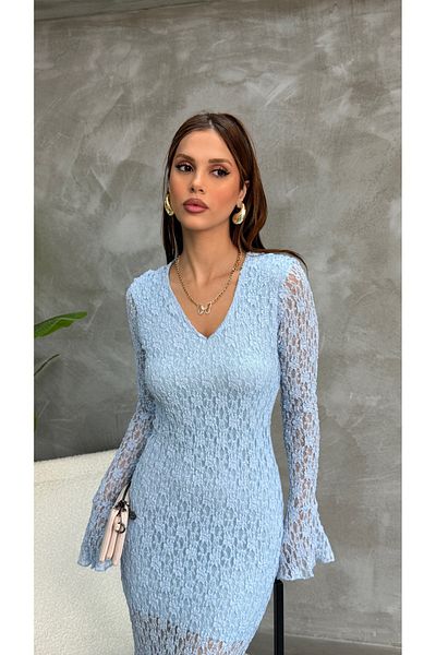 FioriModa Lace V-Neck Dress