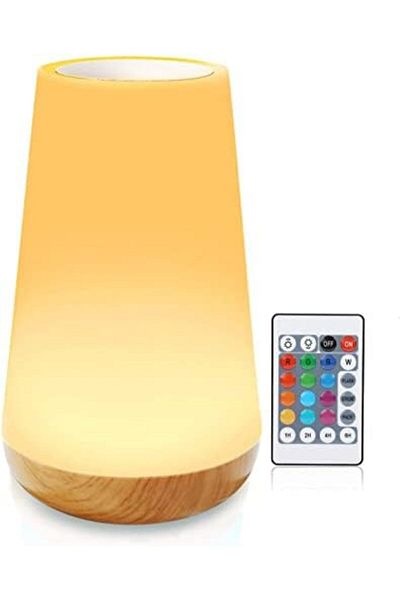 SKY TOUCH SKY-TOUCH LED Bedside Lamp, Colorful Bedside Lamp, Rechargeable Dimmable Color Night Lamp with Touch