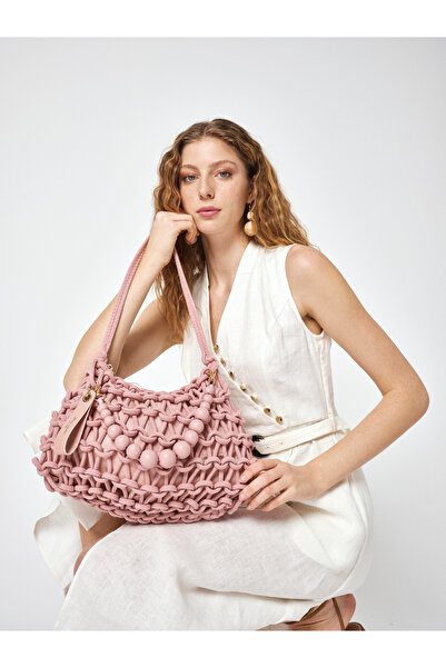 Pierre Cardin Pi̇erre Cardi̇n Women's Straw Shoulder Bag 05Pc25Y10025