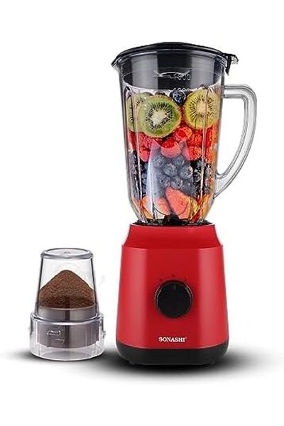 sonashi 2 in 1 Blender SB-154 – 2 Speed, 650W Countertop Blender Mixer
