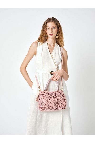 Pierre Cardin Pi̇erre Cardi̇n Women's Straw Shoulder Bag 05Pc25Y20127