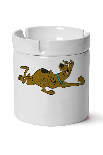 BİBANAPROMOSYON Scooby Doo cu imprimeu Scrumieră din porțelan, lavabilă la ma...