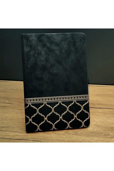 CANSA Bfs Black Leather Notebook