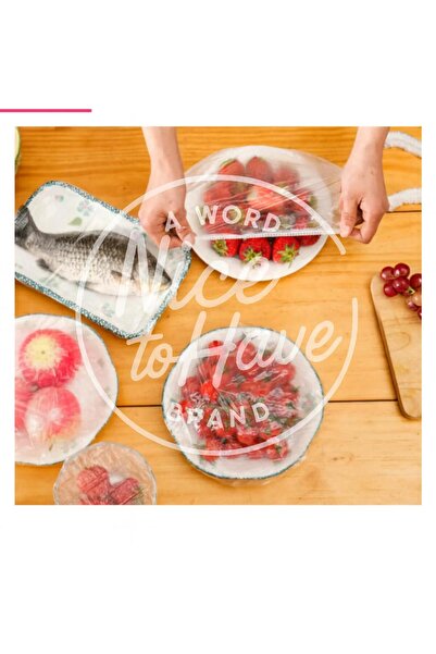 nicetohave 100 قطعة من الأواني والصحون العملية لحفظ النضارة، غطاء متعدد الأغر...