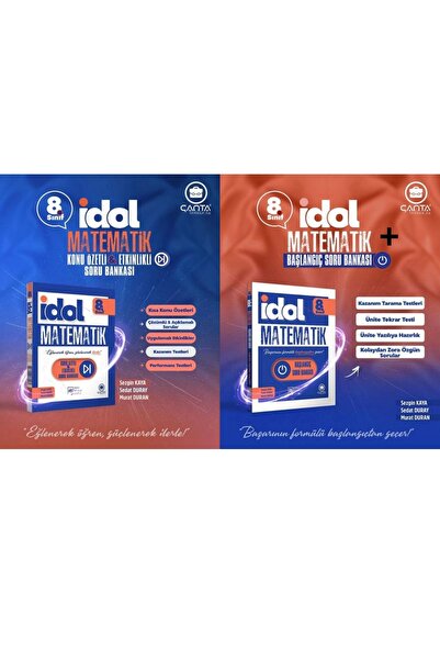 Çanta Yayıncılık Çanta Yayınları 8. Sınıf İdol Matematik Konu Özetli & Etkinl...