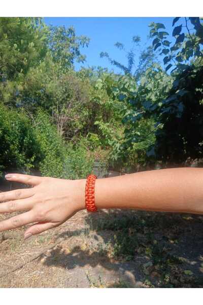 My Strape سوار باراكورد برتقالي طراز كوبرا