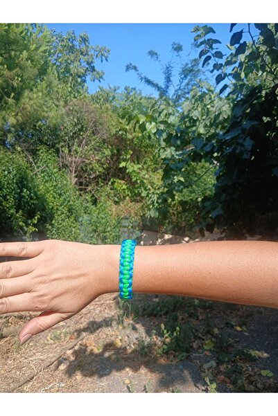 My Strape سوار باراكورد موديل كوبرا باللونين الأزرق والأخضر