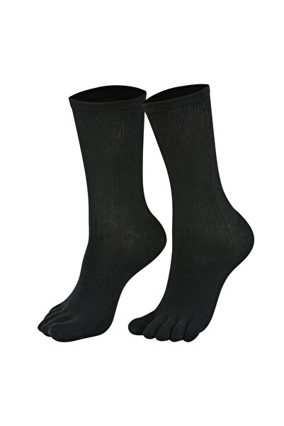 NORFOLK Brighton N-Twist Technology Bamboo-Cotton Twisted Toe Socks 1 Pair - Black