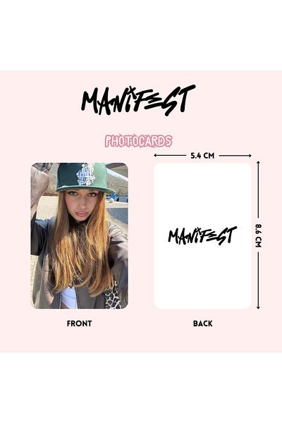 Kpop Dünyasi Manifest''Sueda'' Photocards Set