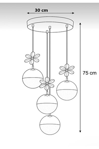 Litra Lighting Kelebek 4'lü Gold Sarkıt 3 Renk Modu Ledli Kristal Taşlı Modern Led Avize