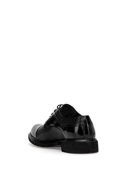 Ayakkabı Fuarı Elite Slgvf030R Men's Genuine Leather Classic Shoes Black