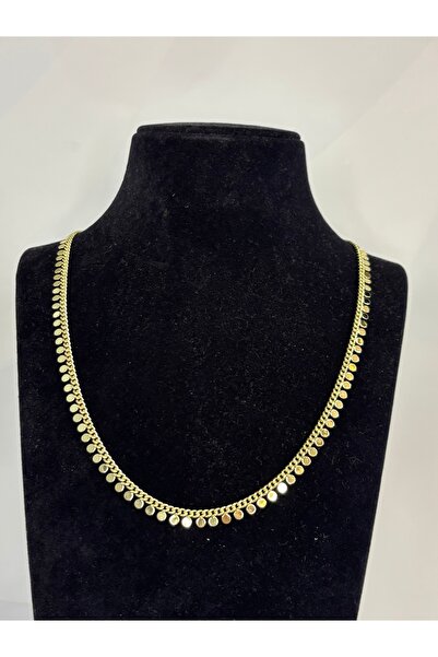 STAİNLES Altın kaplama çelik kolye