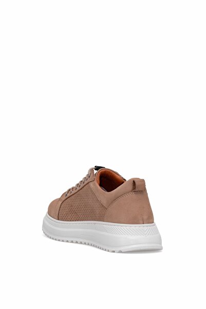 Ayakkabı Fuarı Elit SLGLD631-6N Ανδρικά παπούτσια casual από γνήσιο δέρμα Χρώμα άμμου