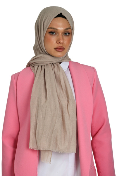 hijabchi شال كراش من الخيزران - مينك