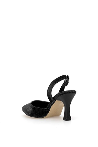 Ayakkabı Fuarı Elite Mst1180Y Women's Classic Heeled Shoes Black
