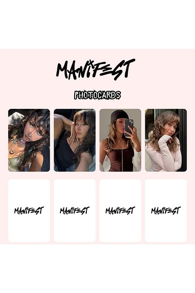 Kpop Dünyasi Manifest'' Crescent'' Photocards Set