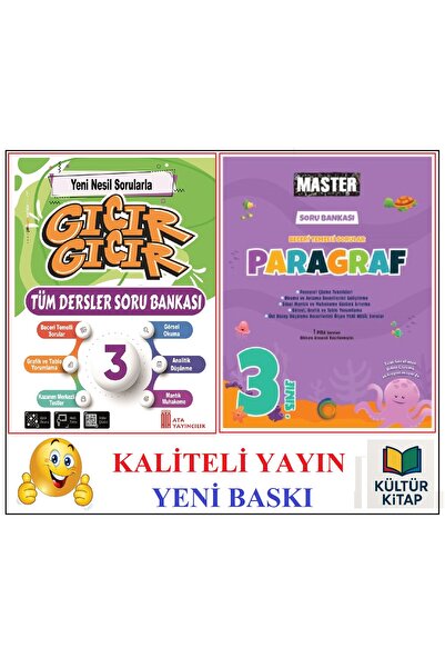 Mavi Tebeşir Yayınları 3. Sınıf Gıcır Gıcır Tüm Dersler Soru Bankası & Master...