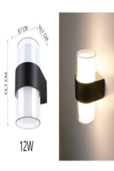 Cata BORA LED APLİK ÇİFT TARAFLI 12W (Günışıgı) suya dayanıklı Dış mekan